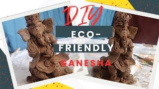 Eco Friendly Ganesh idol making|mud ganesh ideas|DIY|DIY tutorial reuse ideas for ganesh Chaturthi