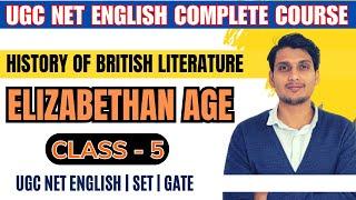 History of English literature - Elizabethan Age | Online classes for UGC NET English