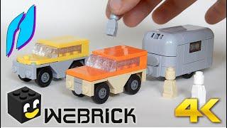 The Airstream travel trailer with Tow Vehicle (Webrick parts) #buildingblocks #howto #toys