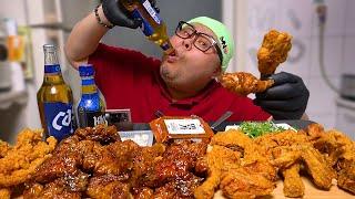 A big man eat Chicken Mukbang Eatingshow