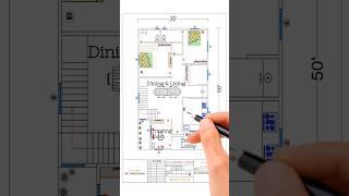 1750 Sqft 2bhk house design with 3D elevation | #housedesign #houseplans #2bhkhouseplan