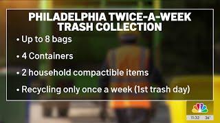 Philly launches twice-a-week trash pickup, in some neighborhoods