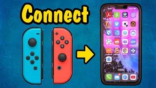 How To Pair Switch Joy-Con Controllers To An iPhone (Connect Wireless JoyCon to Apple Phone)