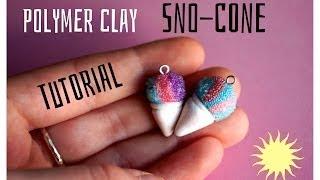 Polymer Clay Sno-Cone Hawaiian Ice Tutorial Kawaii