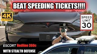 Tesla Model X - Beat Speeding Tickets with Escort Stealth Defense EXPLAINED!