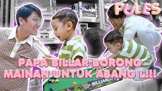 PULES : HAPPY NYA ABANG L BELANJA MAINAN SAMA PAPA BILLAR!!!