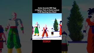 Anime Accurate DBZ Saga Z-Fighters Train on Kamis Lookout in DB Sparking Zero Mods! #sparkingzero