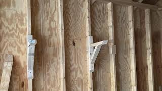 Cheap and easy wood shelves and brackets for garage