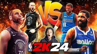 99 Three VS 99 Handle!! Kyrie Irving VS Stephen Curry NBA 2K24