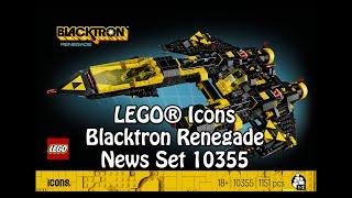 LEGO Blacktron Renegade (Icons Set 10355): Klemmbausteinlyrik News