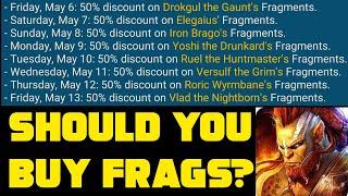 FRAGMENTS FOR SELL! Should You BUY THEM? Our Opinion Ft. Chofly Elite - Raid: Shadow Legends