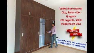 Sobha International City | Dwarkaexperssway | sector 109 gurgaon Ready to move villas | 270 sqyard