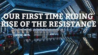 STAR WARS RISE OF THE RESISTANCE RIDE - FIRST TIME RIDING IT AT DISNEYLAND WITH MY GIRLFRIEND