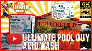 How to Acid Wash a Swimming Pool 4K ~ What Chemically Happens During an Acid Wash