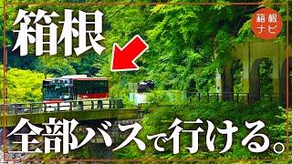 【箱根旅行】路線バスの旅！バスで箱根の王道を巡ってみた