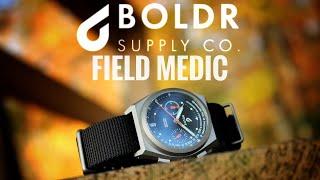 The Venture Field Medic by Boldr! - Titanium Chronograph
