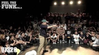 feel the funk vol.11 Locking side quarter final ena vs Lock bong (락킹사이드 8강 애나 vs 락봉)