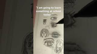 It’s not my fault it’s boring🫠 #relatabe #art #school #funny #viral #viralvideo #shorts #doodle