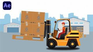 How to Create a Forklift Animation in After Effects – Step by Step Tutorial