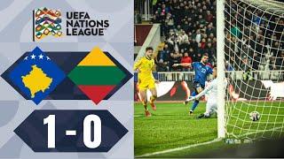 Kosovo vs Lithuania 1-0 Highlights | UEFA Nations League 2024