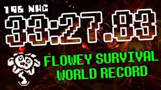 Undertale Flowey Survival - 33:27.83 and 196 NHC (World Record)