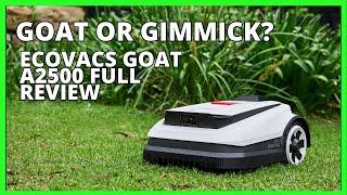GOAT or Gimmick? Ecovacs A2500 Robotic Mower REVIEW!