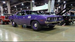 1971 Plymouth Cuda 426 Hemi 4 Speed in Purple & Engine Sounds on My Car Story with Lou Costabile