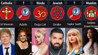 Popular Singers religion | Christian, Catholic, Muslim, Jewish