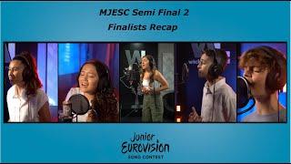 MJESC 2023 Semi Final 2 |Finalists recap| JESC 2023 