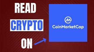 How To Read Crypto On Coinmarketcap