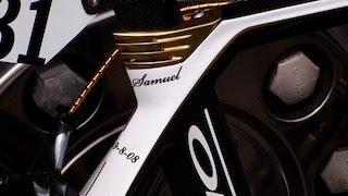 Samuel Sanchez's "Olympic Gold" Orbea Orca bike