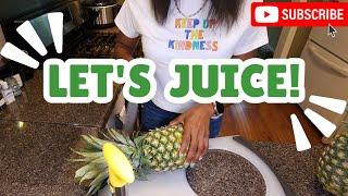 Pineapple And Apple Juicing - The Perfect Refreshing Combination!