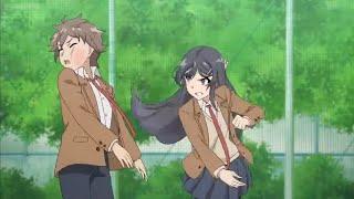 AoButa Sakuta received a slap (Bunny girl senpai)