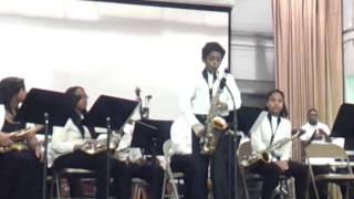 My 9yr. old performed his solo with a broken wrist