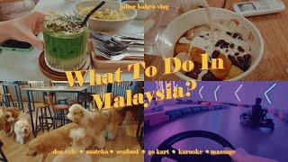 Orange Matcha, Dog Cafe, Karaoke, Go Kart // Johor Bahru Vlog