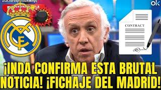 ¡URGENTE! ¡INDA SUELTA LA BOMBA! ¡FICHAJE DEL MADRID! NOTICIAS DEL REAL MADRID HOY