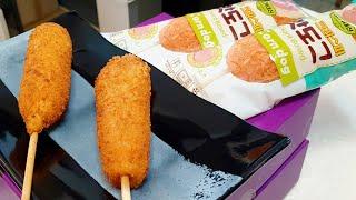 비건인을 위한!! 100프로 식물성 크리스피 핫도그 [ 알티스트 식물성 크리스피 핫도그 먹방 ] KFOOD vegan corn dog Mukbang  social eating