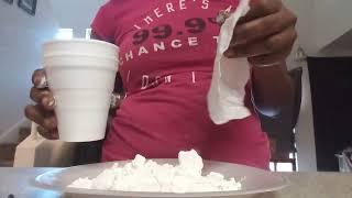 Microwave chunks Paper cup method #shorts #cornstarch