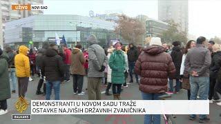 Protesti u Novom Sadu zbog tragedije na željezničkoj stanici