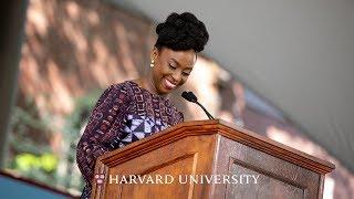 Author Chimamanda Ngozi Adichie addresses Harvard's Class of 2018