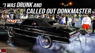 DONKMASTER Z06 DONK VS BLACK GORILLA BOX CHEVY - Memphis Donk Racing All Night!