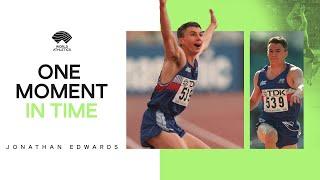 Jonathan Edwards reflects on his triple jump world record from Göteborg 1995 | One Moment in Time