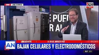  CON EL FIN DE IMPUESTO PAÍS, BAJAN LOS VALORES DE ELECTRODOMÉSTICOS