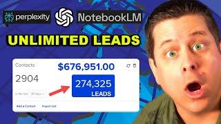 Using AI to Generate 1000's of Leads in Any Niche NEW Method! ($750 Day Profit)