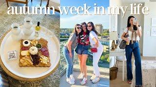 vlog | week in my life at home, fall cheeseboards, fashion & football games