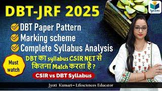 DBT (BET)  Syllabus Analysis (with CSIR NET ) | Paper pattern & marking scheme