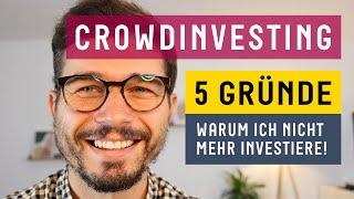 5 Gründe, warum ich NICHT mehr in Crowdinvesting investiere (46.000 € Portfolio)