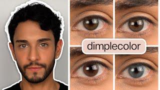 DimpleColor Contact Lens Review | VERY NATURAL!!