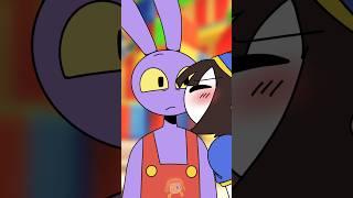 Pomni Kiss Jax - TADC The amazing digital circus animation #theamazingdigitalcircus #shorts