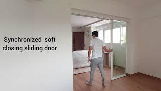 Synchronized Sliding Door - Study Room